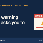 A real warning never asks you to call.